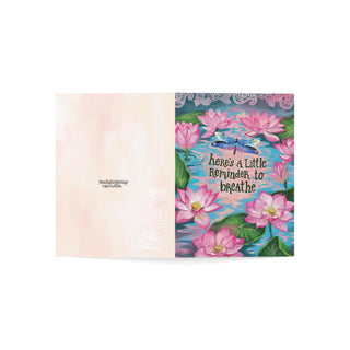 Breathe Encouragement Greeting Card