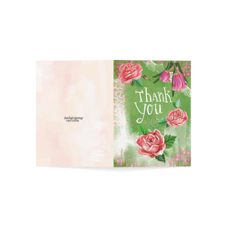 Lace Doily Thank You Greeting Card