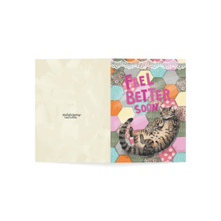 Warm & Fuzzy Get Well Greeting Card