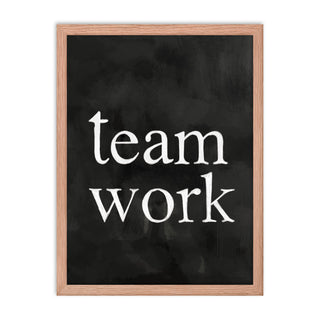 TeamWork Framed poster