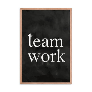 TeamWork Framed poster