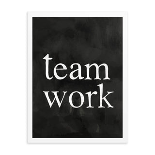 TeamWork Framed poster