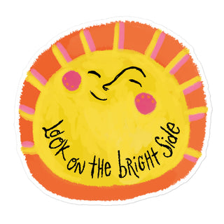 "Look on the bright side" sticker